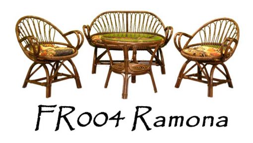 Ramona Rattan Living Set