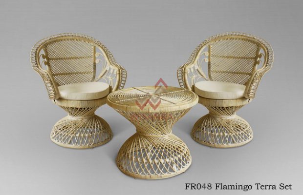 Flamingo Rattan Terrace Set