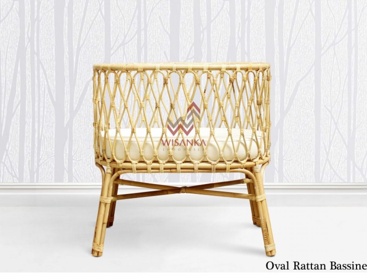 rattan baby bassinet