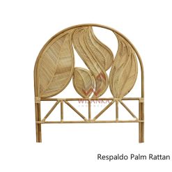 Respaldo Palm Rattan Headboard