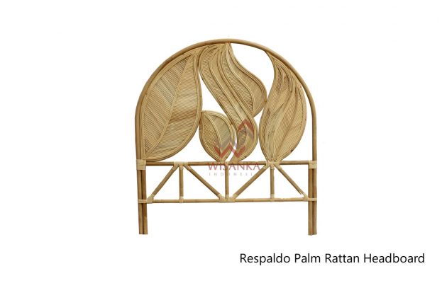 Respaldo Palm Rattan Headboard