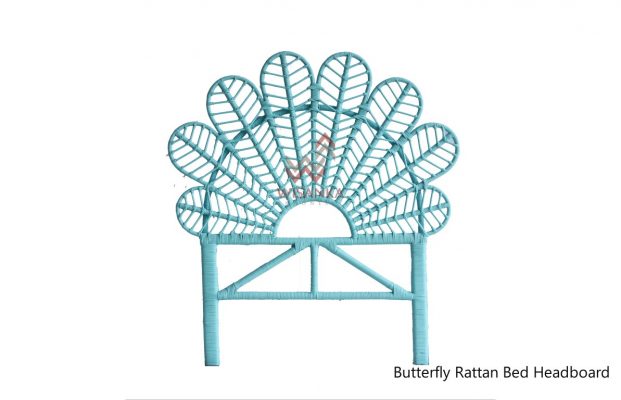 Butterfly Rattan Headboard