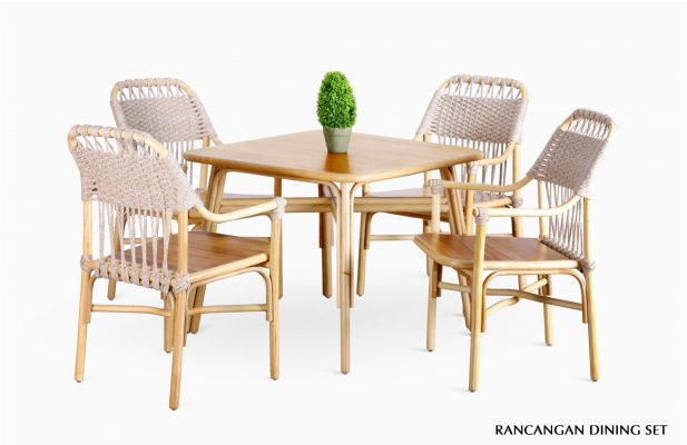 Rancang Dining Rattan Dining