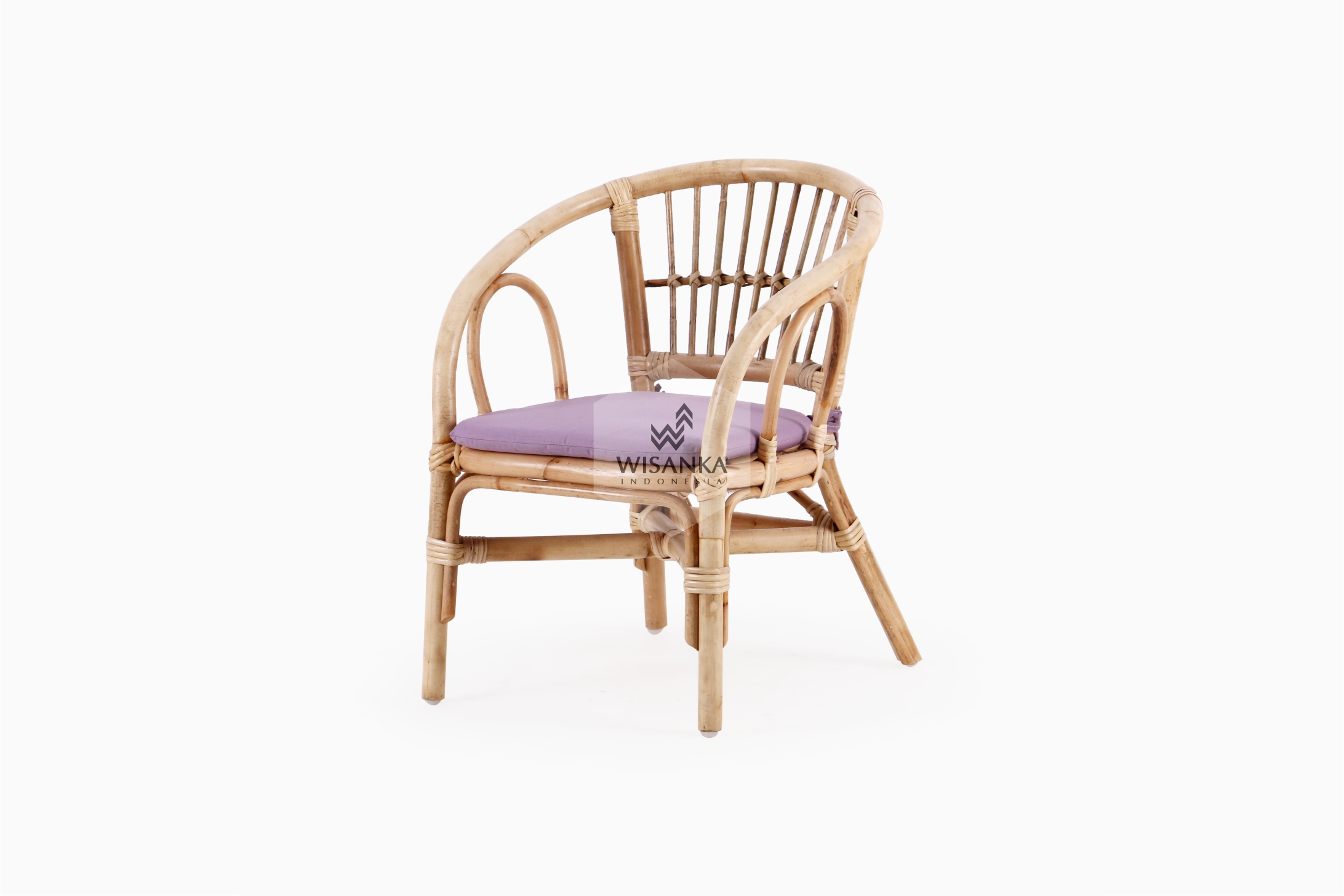 Jimmy Rattan Kids Chair Natural Natural Rattan Furniture