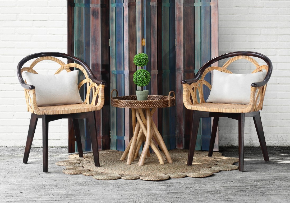 Maureen Rattan Patio Set Natural Furniture Whole Maureen Rattan Patio Set Natural