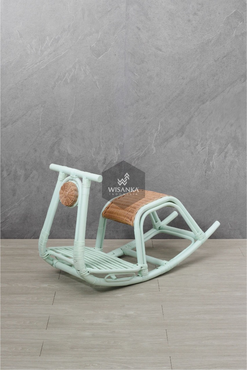 Colby Kids Rattan Rocker Natural Rattan Furniture Rattan