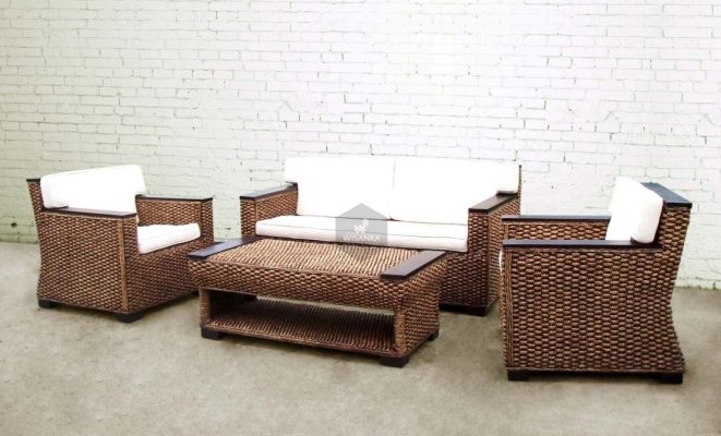 Napoli Rattan Wohnset