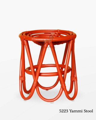 Yammi Rattan Round Stool