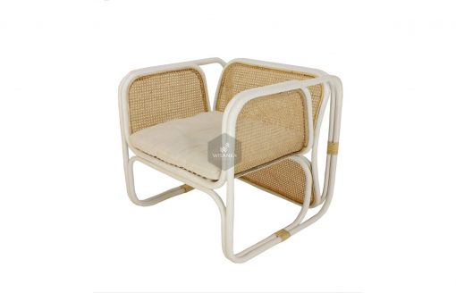 Fanie Rattan Chair White