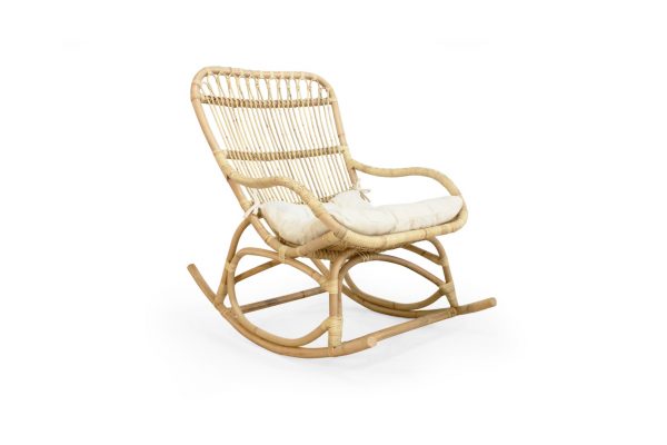 Monet Rattan Rocking Chair Natural Color