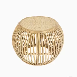 Theo Rattan Round Coffee Table