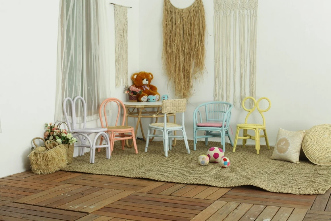 Rattan Furniture for Children's Playroom