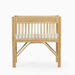 Lurik Rattan Baby Crib