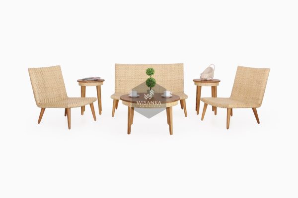 Kalila wicker living room furniture set