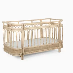 Arches Rattan Baby Cot