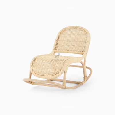 India rattan doll rocking chair