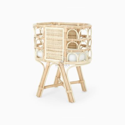 Vanya rattan doll bassinet