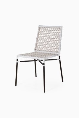 Ashton wicker outdoor dining chair